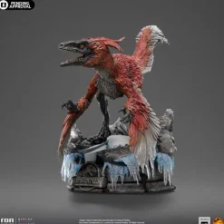 Statue Pyroraptor. Jurassic World: Dominion Art Scale 1/10 Iron Studios