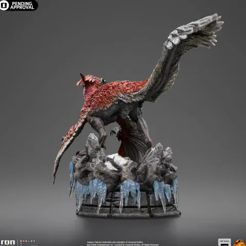 Statue Pyroraptor. Jurassic World: Dominion Art Scale 1/10 Iron Studios