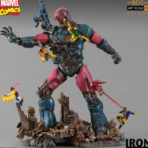 Statue Sentinel Vs X-men #1 - Marvel Comics - Bds Art Scale 1/10 - Iron Studios