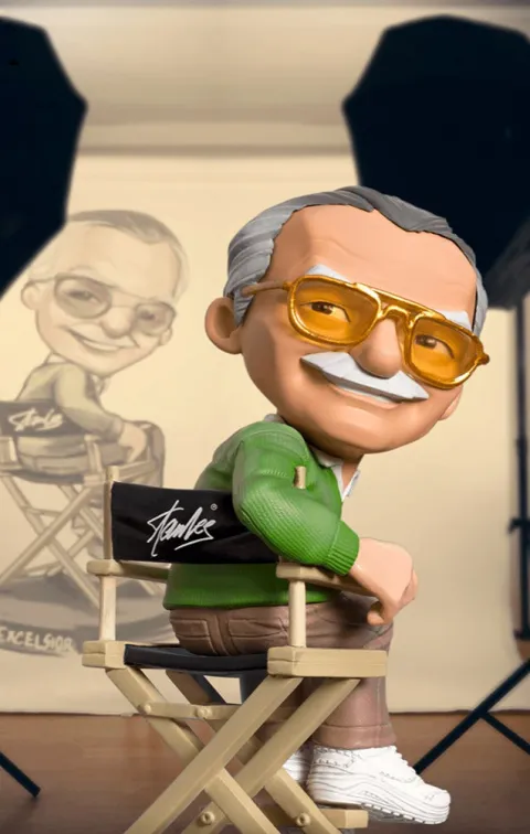 Statue Stan Lee (Variant) - Pow! Studios - MiniCo - Iron Studios