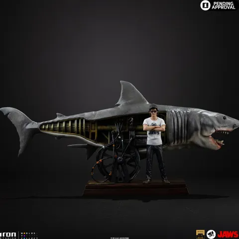 Statue Steven Spielberg & Jaws 50th Anniversary – Deluxe Art Scale 1/10 – Iron Studios