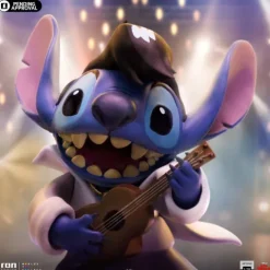 Statue Stitch (King of Rock Version) Lilo and Stitch Art Scale 1/10 Iron Studios
