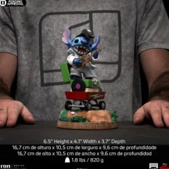 Statue Stitch (King of Rock Version) Lilo and Stitch Art Scale 1/10 Iron Studios