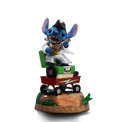Statue Stitch (King of Rock Version) Lilo and Stitch Art Scale 1/10 Iron Studios