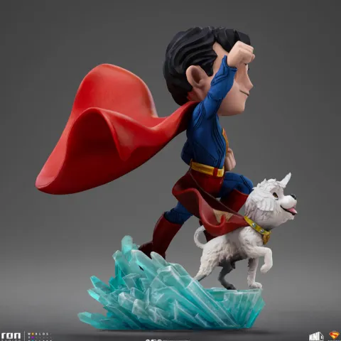 Statue Superman and Krypto Superman: Legacy Minico Iron Studios