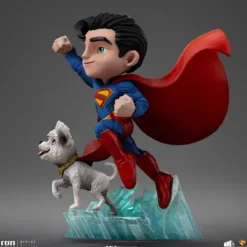 Statue Superman and Krypto Superman: Legacy Minico Iron Studios