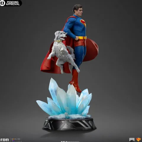 Statue Superman and Krypto Superman: Legacy Art Scale 1/10 Iron Studios