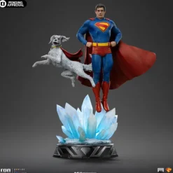 Statue Superman and Krypto Superman: Legacy Art Scale 1/10 Iron Studios