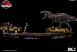 Statue T-Rex Attack - BDS - Art Scale - 1/10 - Jurassic Park - Set A/B - Iron Studios