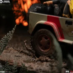 Statue T-Rex Chase - Jurassic Park - Demi Art Scale 1/20 - Iron Studios