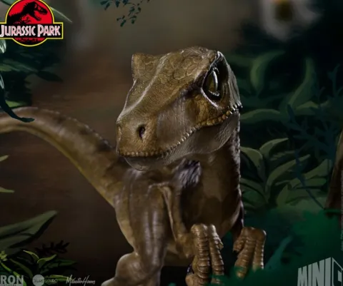 Statue Velociraptor - Jurassic Park - MiniCo - Iron Studios