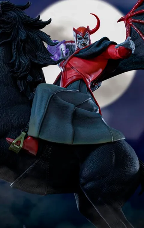 Statue Venger With NIghtmare & Shadow Demon Deluxe - Dungeons & Dragons - Art Scale 1/10 - Iron Studios