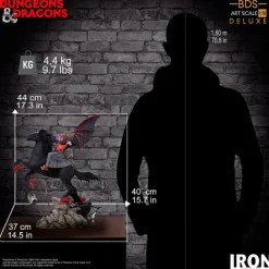 Statue Venger With NIghtmare & Shadow Demon Deluxe - Dungeons & Dragons - Art Scale 1/10 - Iron Studios