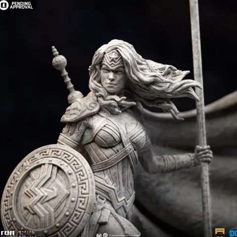 Statue Wonder Woman Unleashed Marble Variant - DC Comics - Art Scale 1/10 - Iron Studios