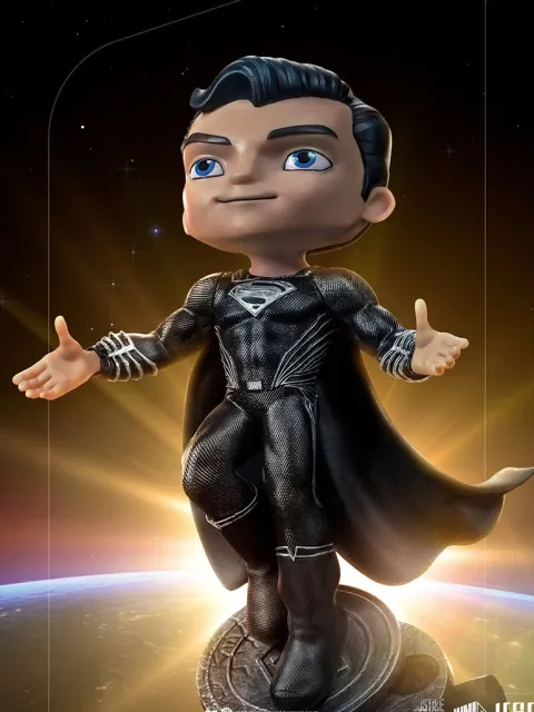 Superman Black Suit - Zack Snyder's Justice League - Minico - Iron Studios