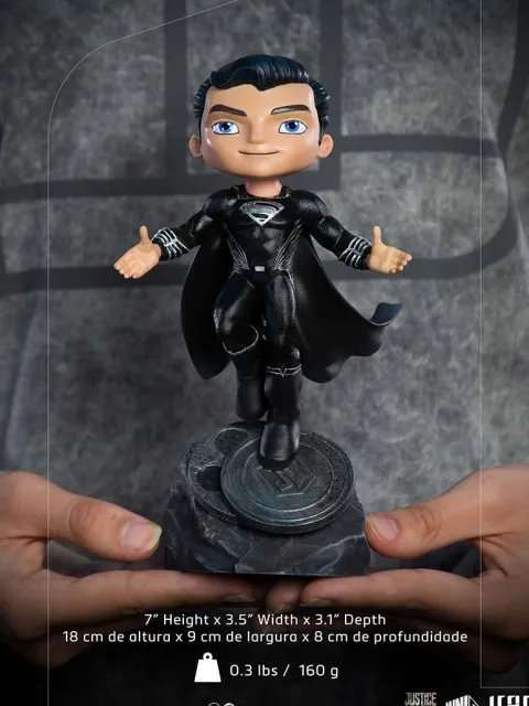 Superman Black Suit - Zack Snyder's Justice League - Minico - Iron Studios