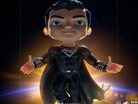 Superman Black Suit - Zack Snyder's Justice League - Minico - Iron Studios