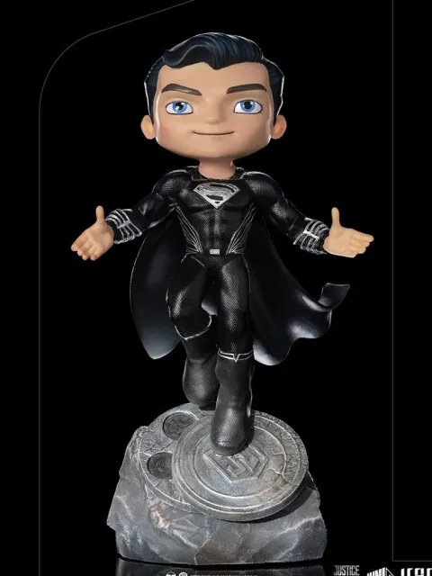Superman Black Suit - Zack Snyder's Justice League - Minico - Iron Studios