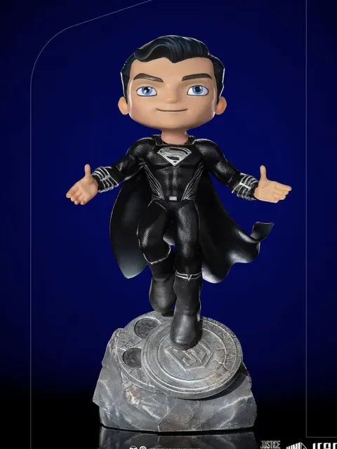 Superman Black Suit - Zack Snyder's Justice League - Minico - Iron Studios