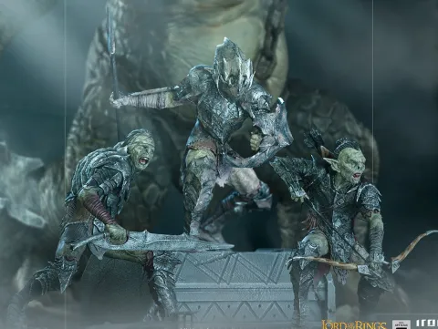 Swordsman Orc The Lord of the Rings Art Scale 1/10 Iron Studios