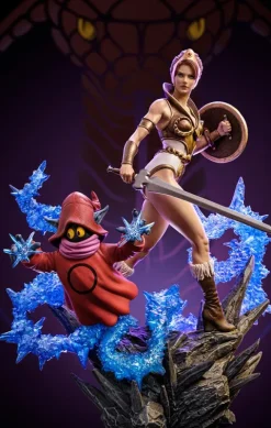 Teela and Orko - Masters of the Universe - BDS Art Scale 1/10 - Iron Studios