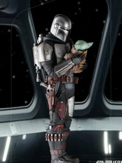 The Mandalorian and Grogu - Star Wars: The Mandalorian - Art Scale 1/10 - Iron Studios