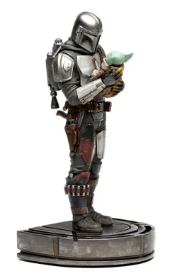 The Mandalorian and Grogu - Star Wars: The Mandalorian - Art Scale 1/10 - Iron Studios
