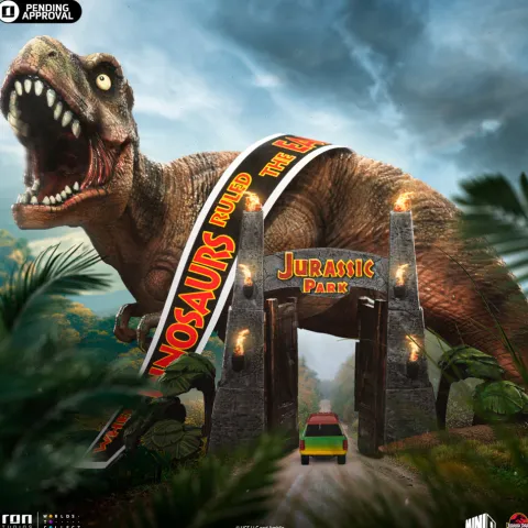 T-Rex Deluxe - Jurassic Park - Minico - Iron Studios